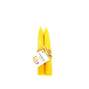 Beeswax Taper Candles, 6" Pair
