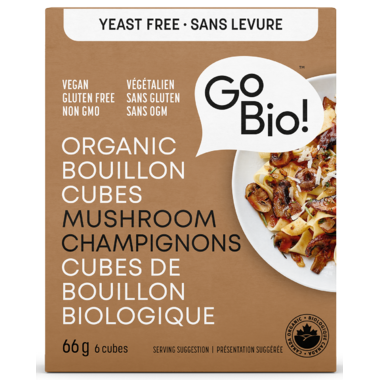 Organic Bouillon Cubes, Mushroom 66g