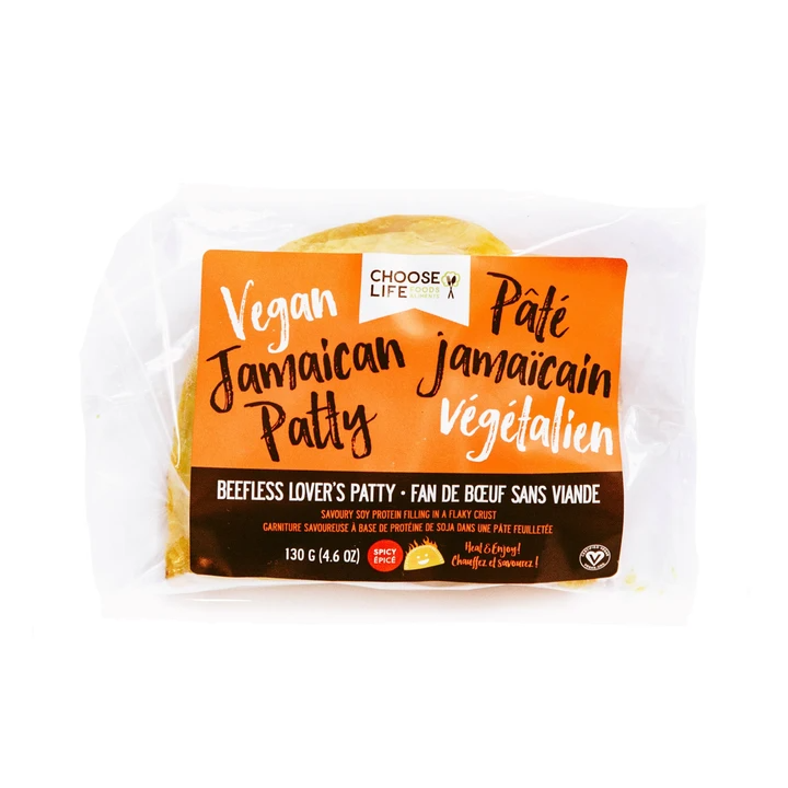 Beefless Lover's Jamaican Patty - Spicy, 130g