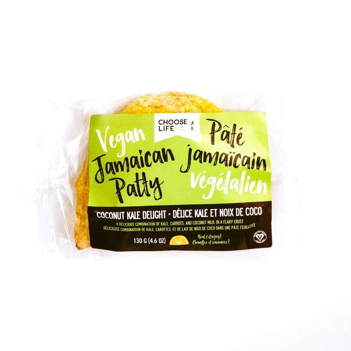 Coconut Kale Delight Jamaican Patty, 130g