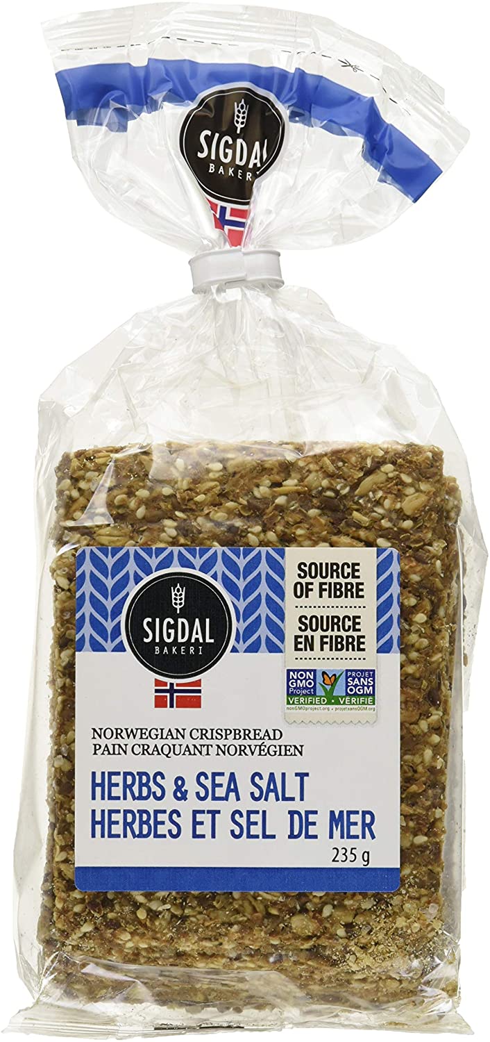 Norwegian Crispbread, Herbs & Sea Salt 235g