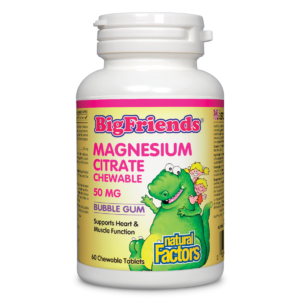 Big Friends Magnesium Citrate 50mg, 60 Chewable Tablets