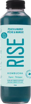 Peach & Mango Kombucha, 414mL