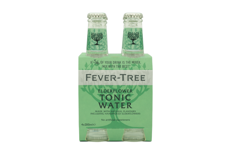 Elderflower Tonic Water, 4x200mL