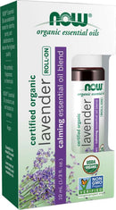 Organic Lavender Essential Oil Blend, Roll-on 10ml