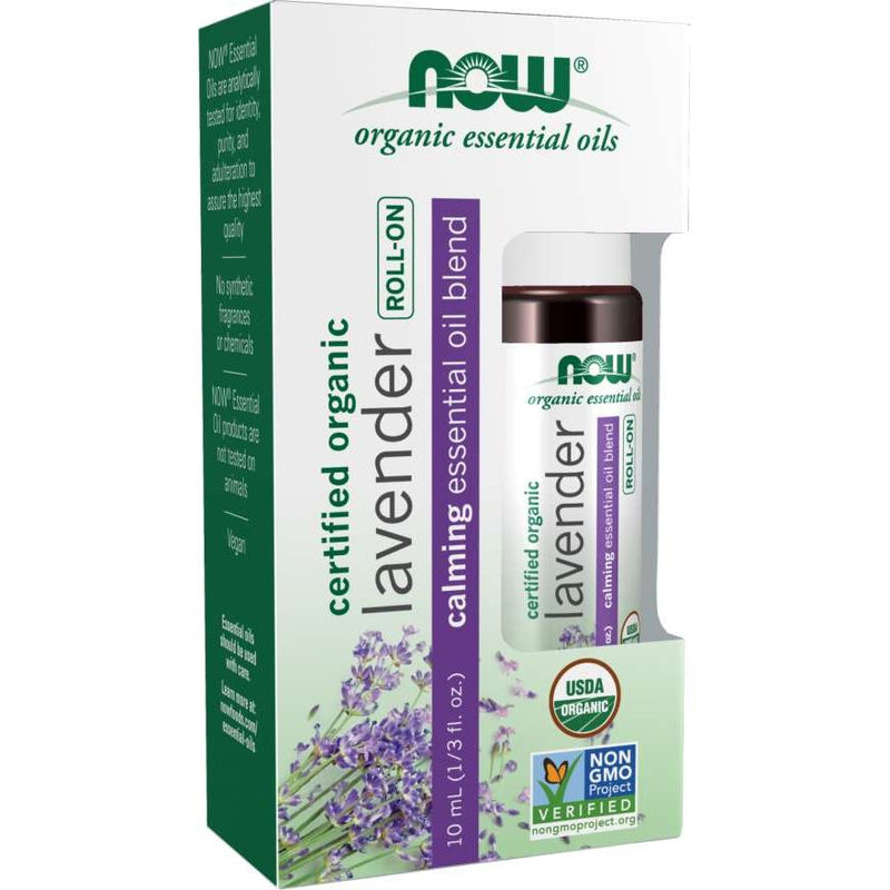 Organic Lavender Essential Oil Blend, Roll-on 10ml