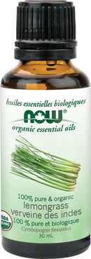 Organic Lemongrass Essential Oil, 30ml