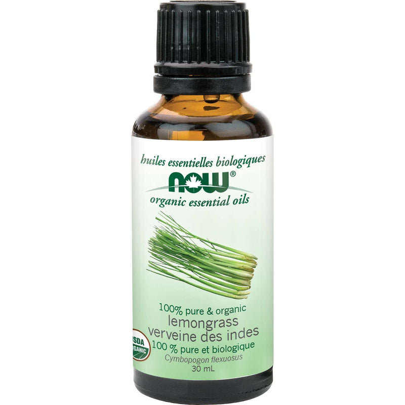 Organic Lemongrass Essential Oil, 30ml