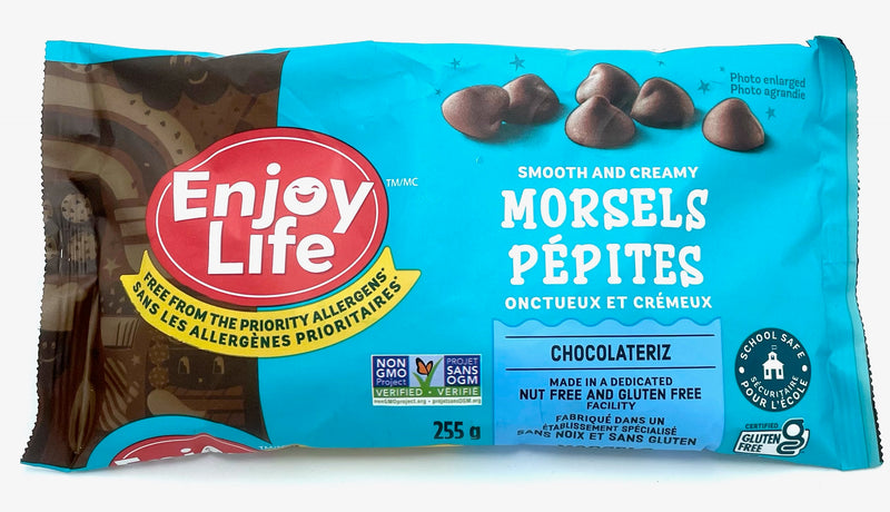 Smooth and Creamy Chocolate Morsels, 255g