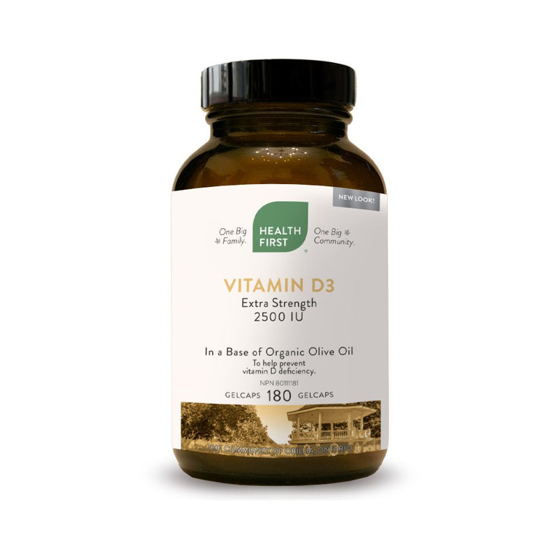 Vitamin D 2500IU, 180 Capsules