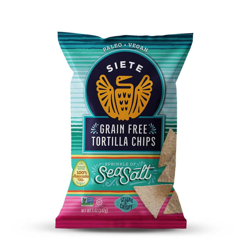 Grain Free Tortilla Chips, Sea Salt 142g