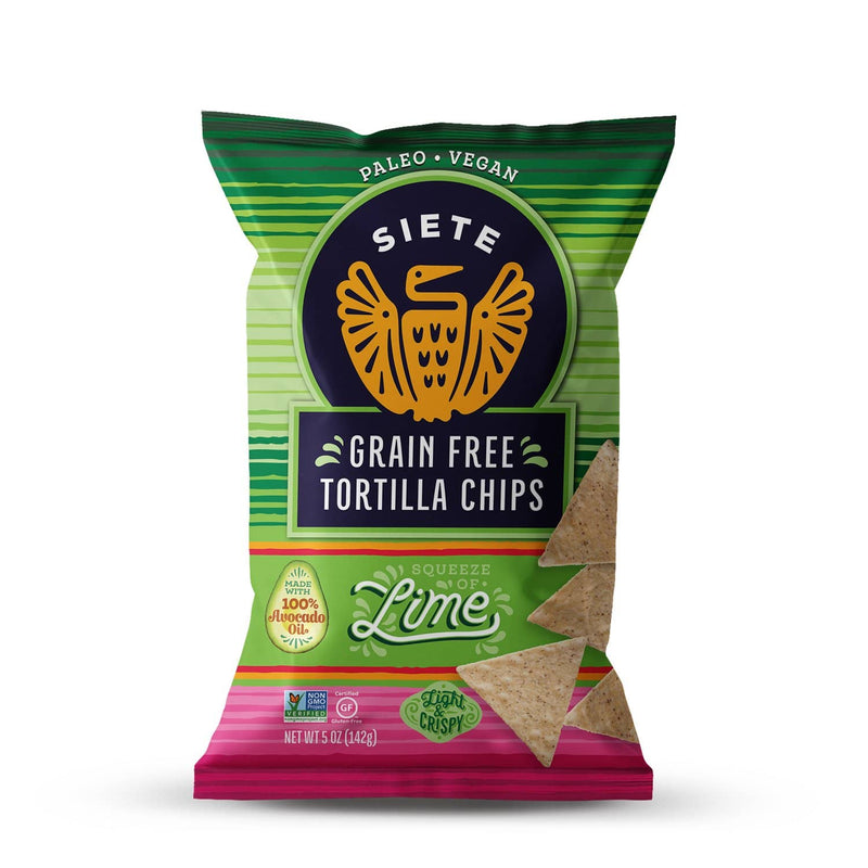 Grain Free Tortilla Chips, Lime 142g