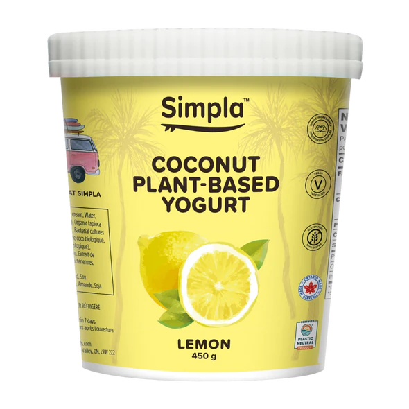 Organic Lemon Coconut Yogurt, 450g