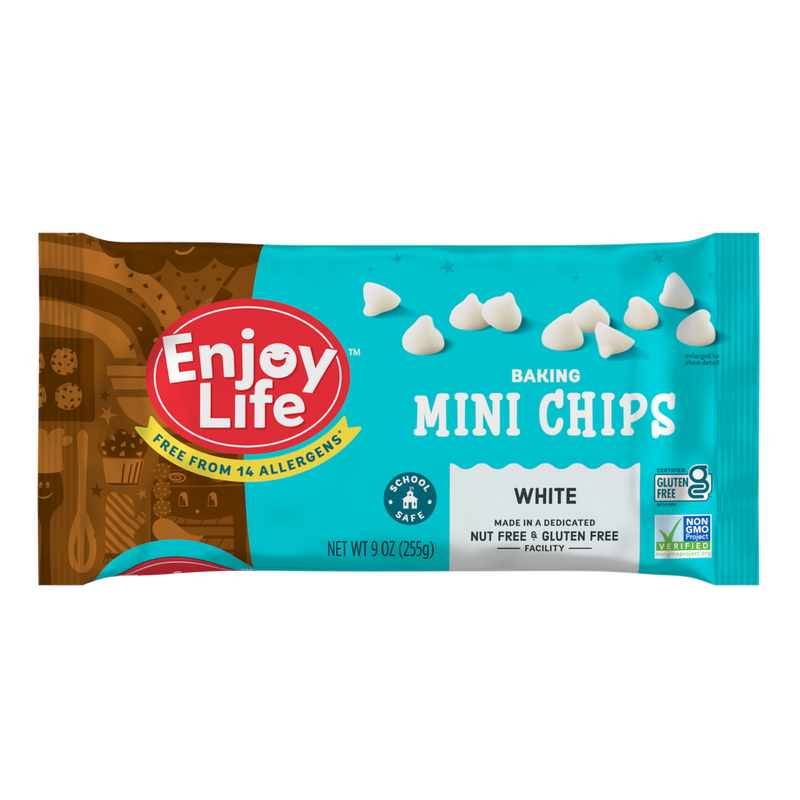 White Mini Baking Chips, 255g