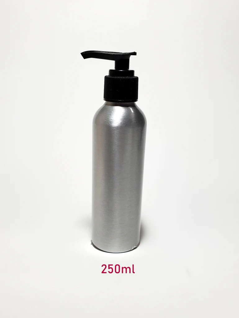 Aluminum Pump Bottle, 250ml