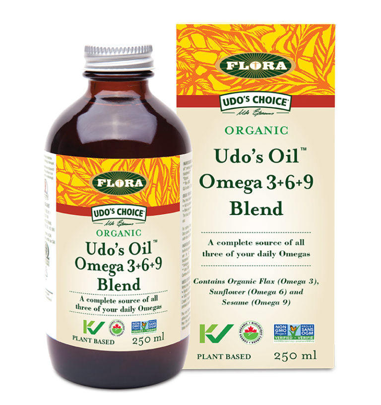 Udo's Oil Omega 3+6+9 Blend, 250mL