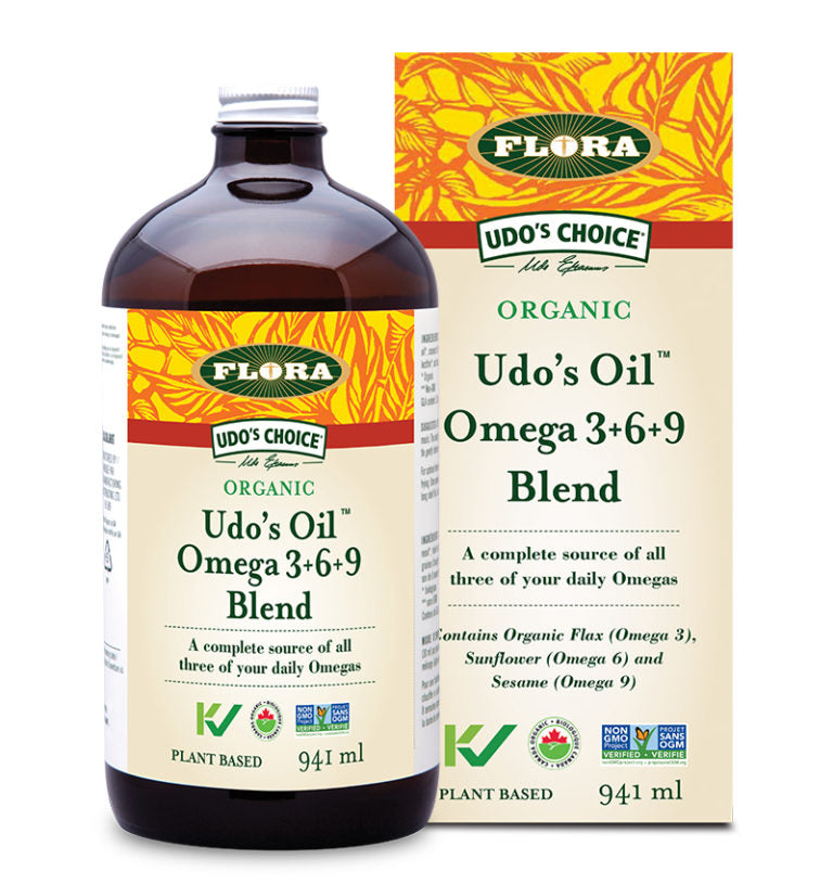 Udo's Oil Omega 3+6+9 Blend, 941mL