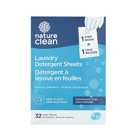 Laundry Detergent Sheets, Unscented 32 Loads