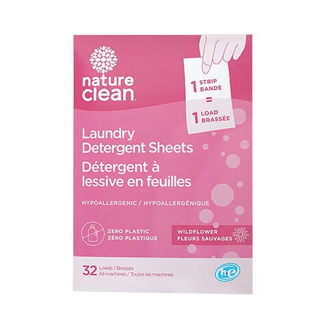 Laundry Detergent Sheets, Wildflower, 32 Loads