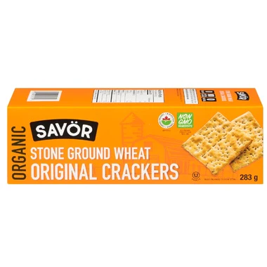 Organic Stoned Wheat Crackers, 283g
