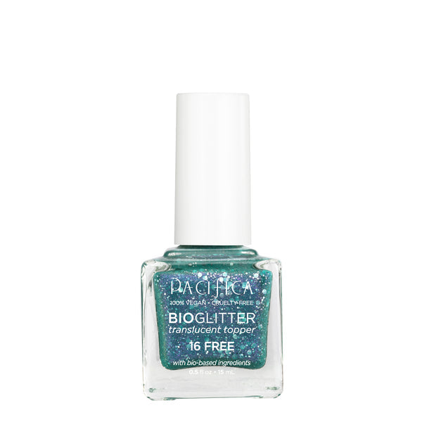 BioGlitter Translucent Topper Nail Polish, Alien, 15ml