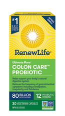 Ultimate Flora Colon Care Probiotic, 80 Billion 30 Capsules