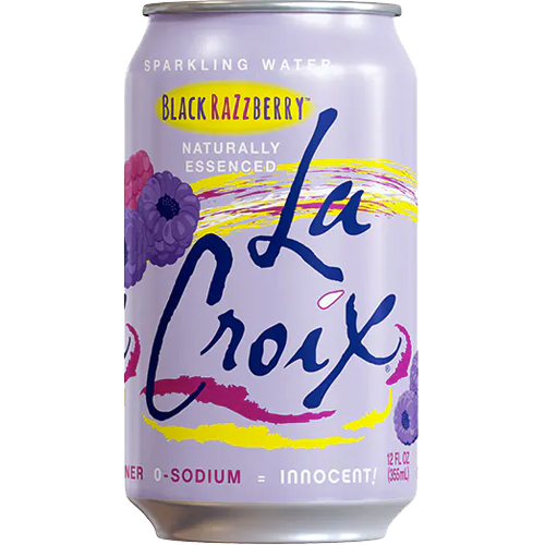 Black Razzberry Sparkling Water, 8x355mL