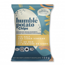 Sea Salt and Cider Vinegar Potato Chips, 150g, Compostable Bag