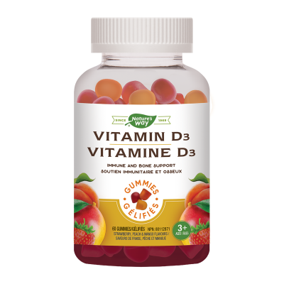 Vitamin D3 1000IU, 60 Gummies
