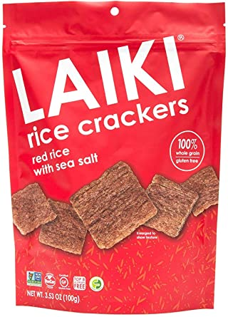 Red Rice Sea Salt Crackers, 100g