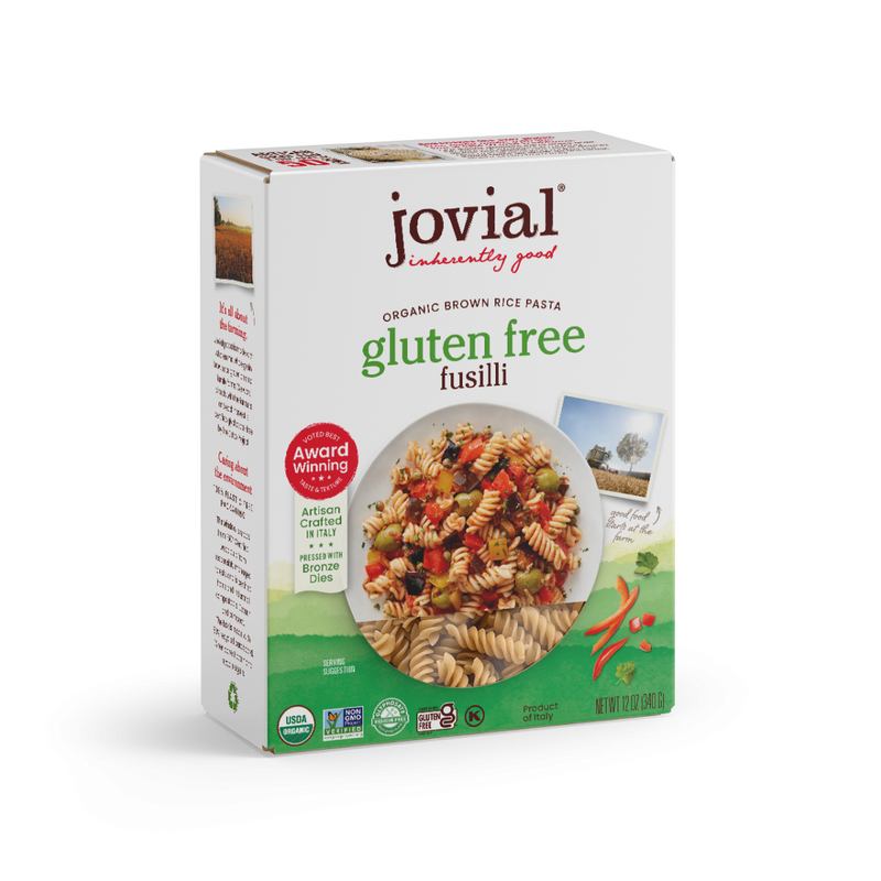 Organic Gluten Free Brown Rice Pasta, Fusilli, 340g