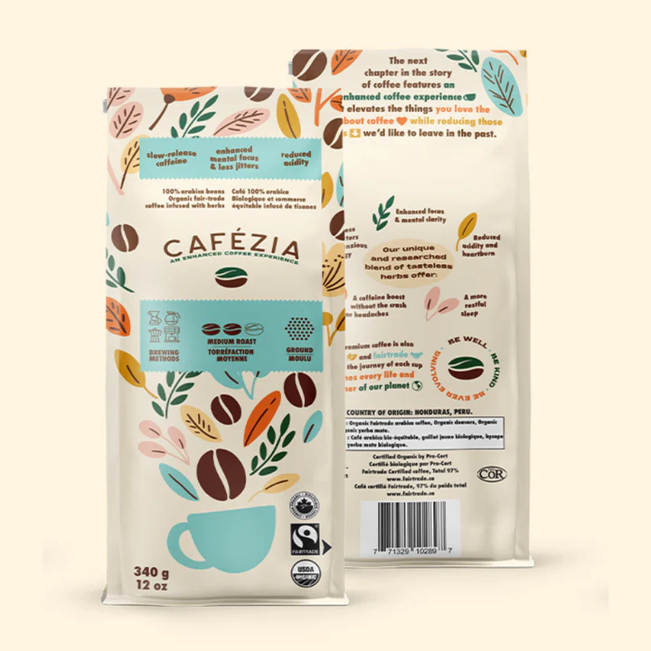 Organic Medium Roast Coffee, Whole Bean 340g