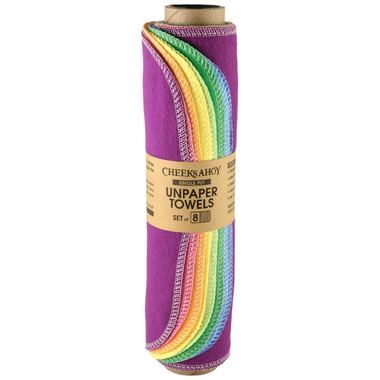 Unpaper Towels, Rainbow 8 Pack