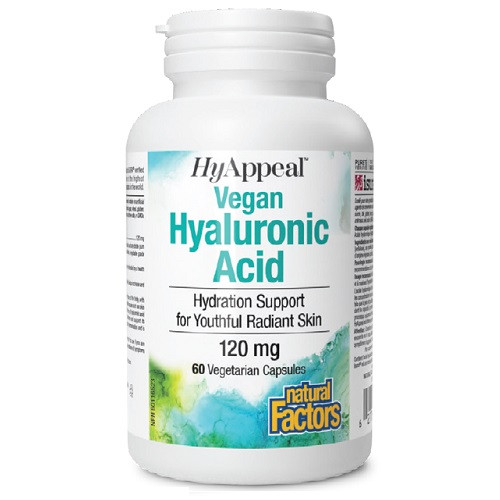HyAppeal Vegan Hyaluronic Acid, 60 Capsules
