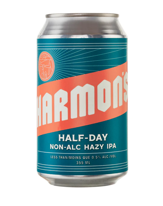 Half-Day Hazy IPA Organic Non-Alcoholic Beer, 4x355mL