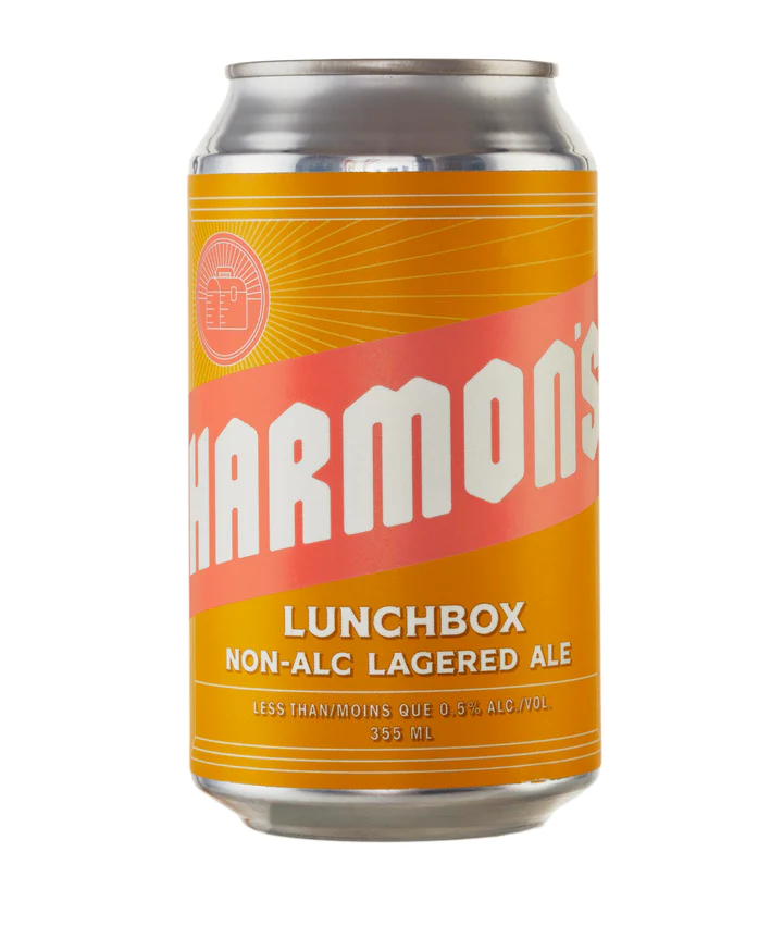 Lunchbox Lagered Ale Organic Non-Alcoholic Beer, 4x355mL