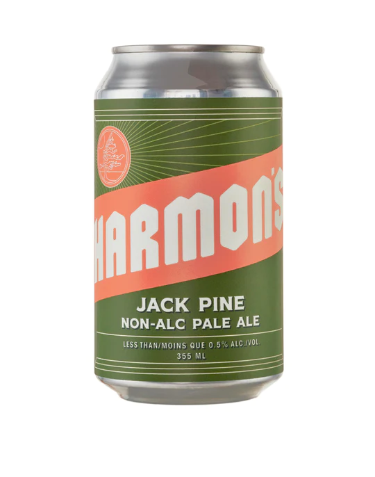 Jack Pine Pale Ale Organic Non-Alcoholic Beer, 4x355mL