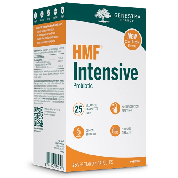 HMF Intensive Probiotic, Shelf Stable 25 Capsules