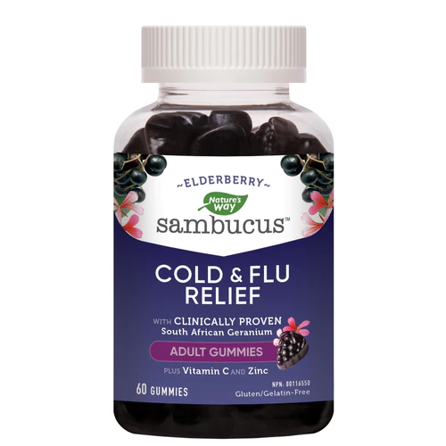 Sambucus Cold & Flu Relief, 60 Gummies