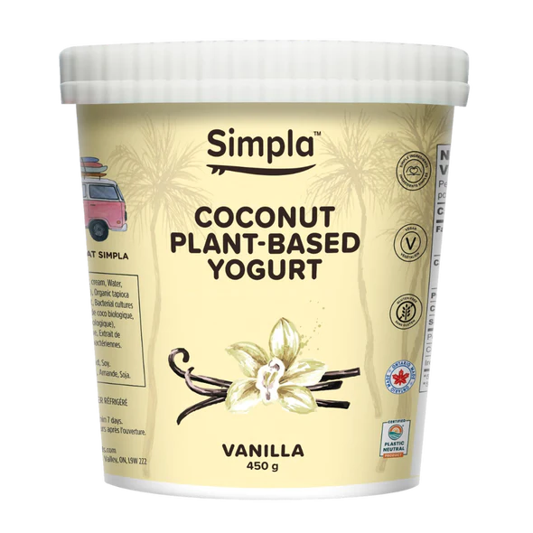 Organic Vanilla Coconut Yogurt, 450g