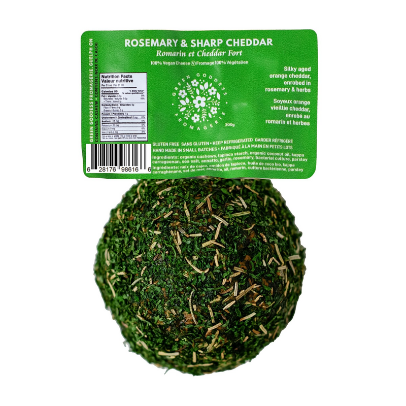 Rosemary & Sharp Cheddar Vegan Cheeseball, 200g