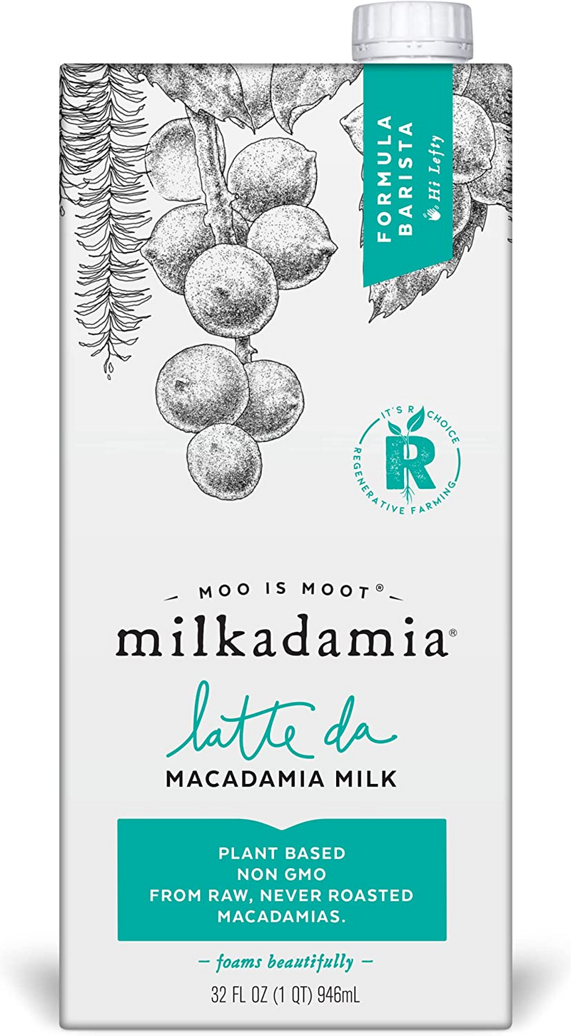 Unsweetened Latte da Macadamia Milk, 946mL