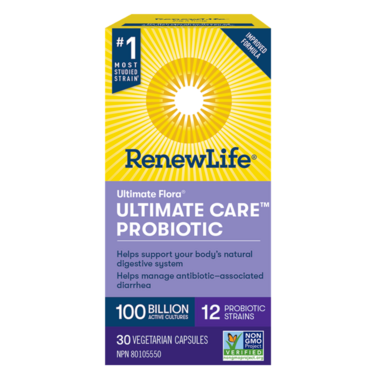 Ultimate Flora Ultimate Care Probiotic 100 Billion, 30 Capsules