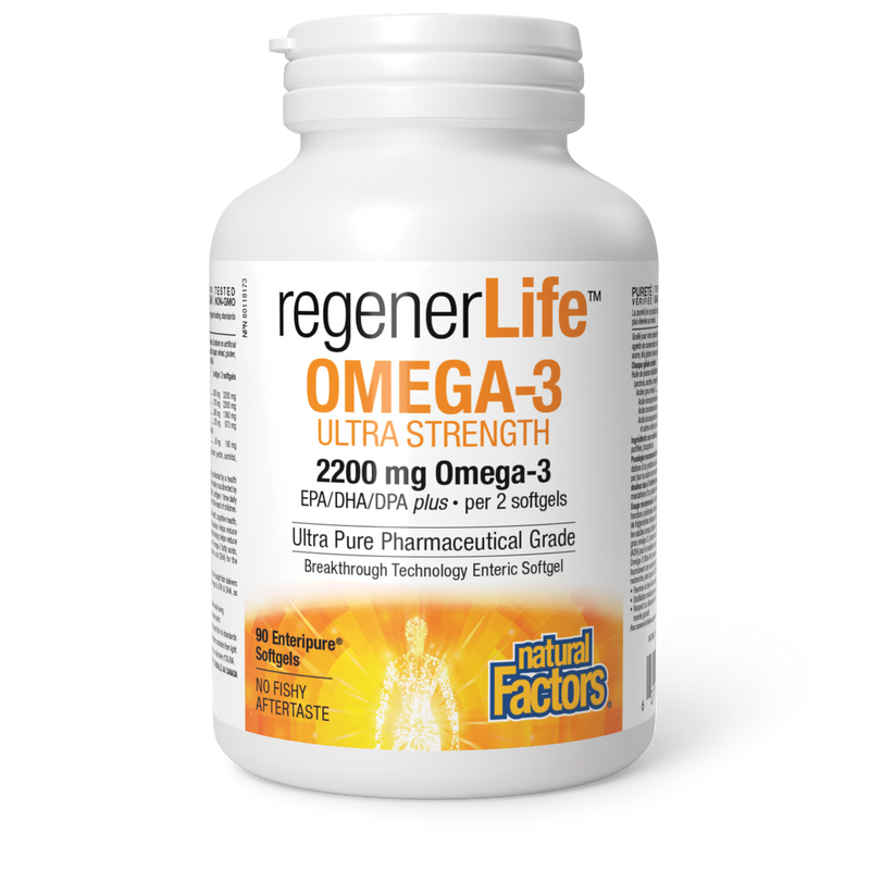 RegenerLife Ultimate Strength Omega-3, 90 Softgels