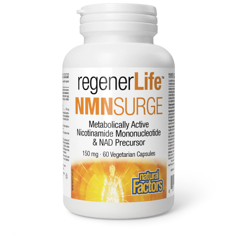 RegenerLife NMNSurge, 150mg 60 Capsules
