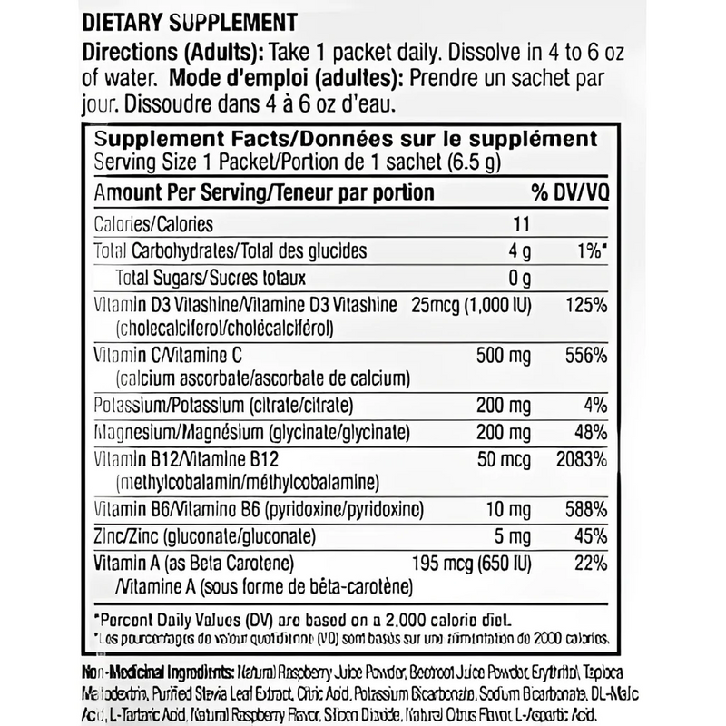 Ener-D Vitamin D, Raspberry 24 Packets