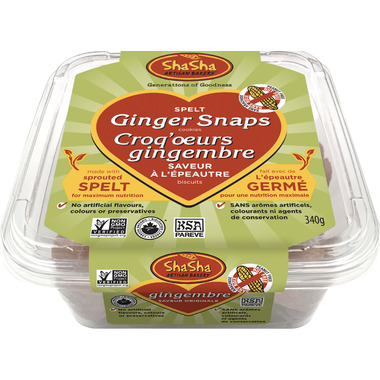 Spelt Ginger Snaps, 340g