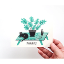 Greeting Card, Thank You, "Thanks"