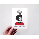 Greeting Card, Birthday, "Love Skull"
