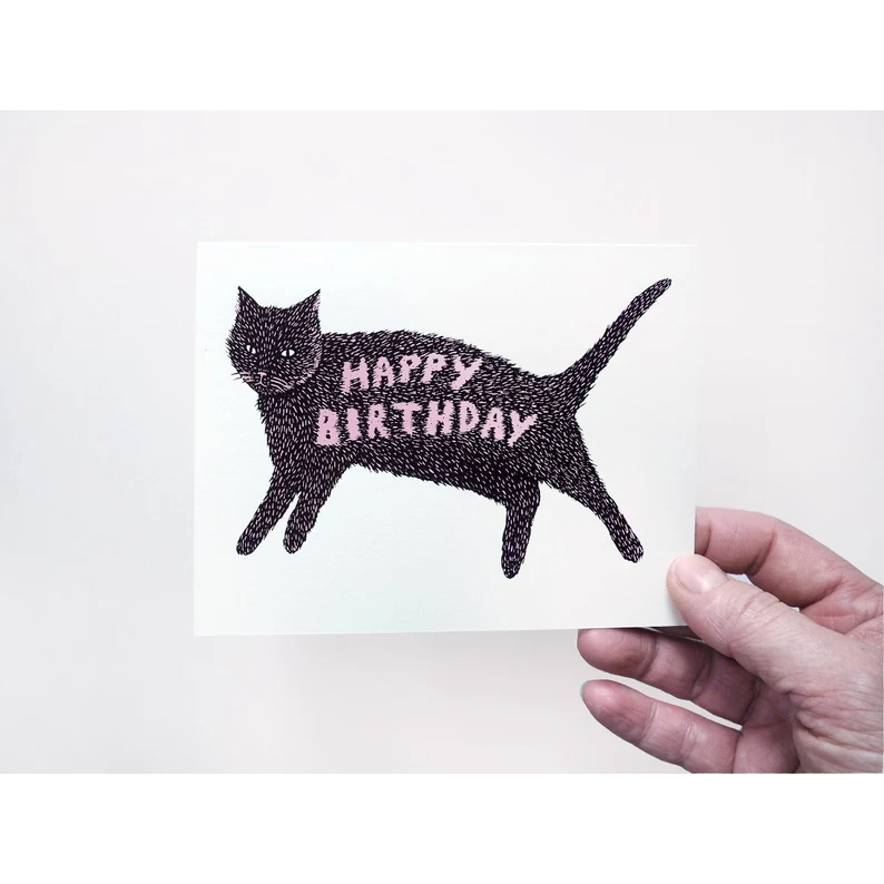 Greeting Card, Birthday, "Birthday Kitty"